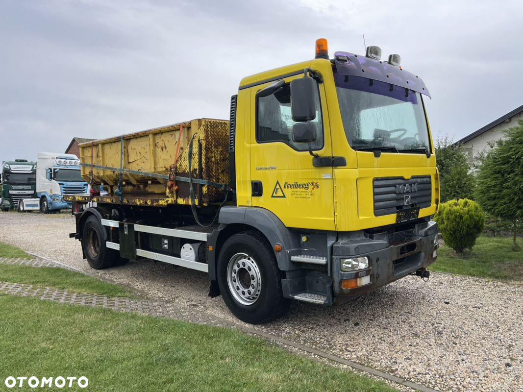 MAN TGM 18.280 , wywrotka, kontener,platforma, - 9