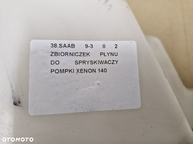 SAAB 93 9-3 II 2 ZBIORNIK ZBIORNICZEK PŁYNU DO SPRYSKIWACZY POMPKI XENON - 3