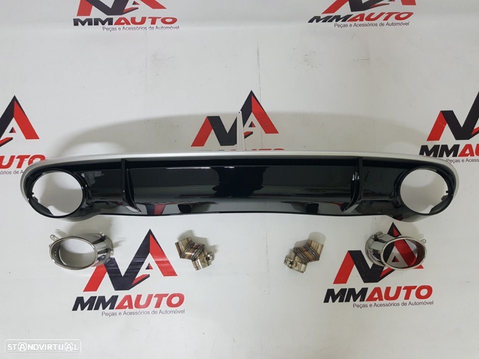 Difusor Traseiro AUDI A4 B8 (2007-2011) RS4 - 3