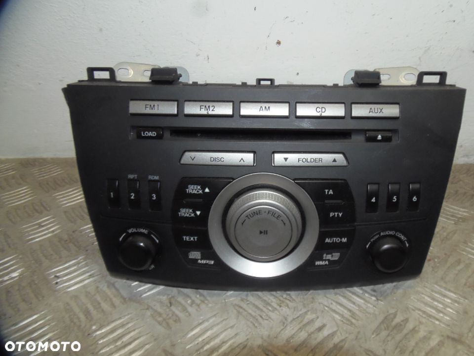 RADIO RADIOODTWARZACZ CD MAZDA 3 II BL 08-13 - 1