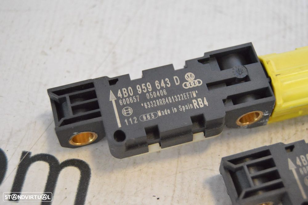 SENSOR SENSORES IMPACTO EMBATE COLISÃO ORIGINAL 4B0959643 4B0959643D AUDI A3 8P 8PA SPORTBACK 2.0 TDI 170CV BMN - 4