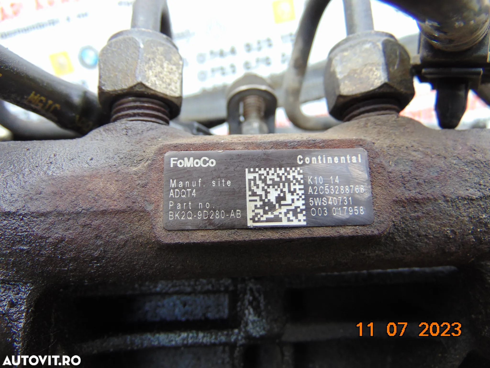 Rampa injectoare Peugeot Boxer 2.2 euro 5 Citroen Jumper Ford Transit Custom 2.2 - 1