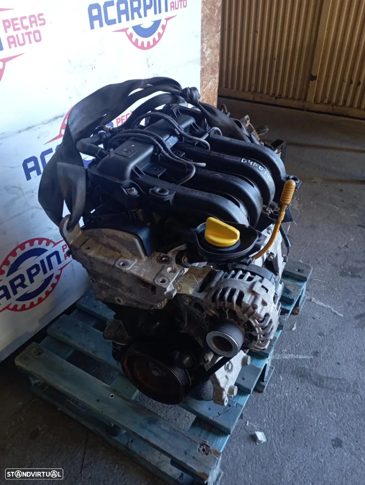 Motor Renault Clio III/Clio IV/Modus 1.2i 16v Ref: D4FD740 - 4