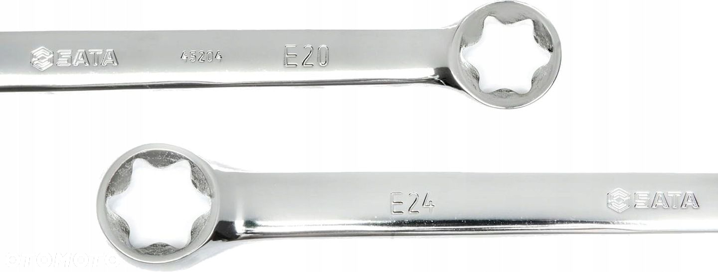 SATA ZESTAW 4 KLUCZY OCZKOWYCH E-TORX DWUSTRONNYCH WKŁAD SZUFLADY ST09012SJ - 3