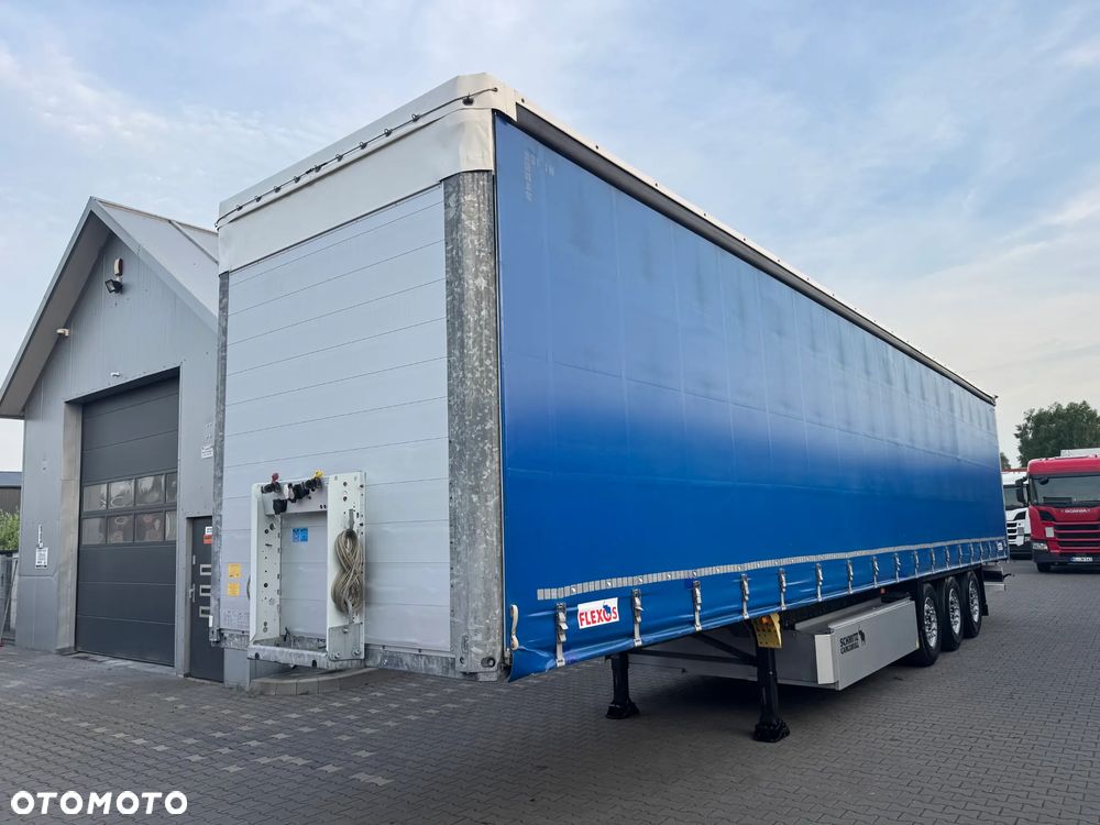 Schmitz Cargobull NACZEPA FIRANKA STANDARD, XL,  OŚ PODNOSZONA, KOSZ PALETOWY, IDEALNY STAN 2017 ROK - 1