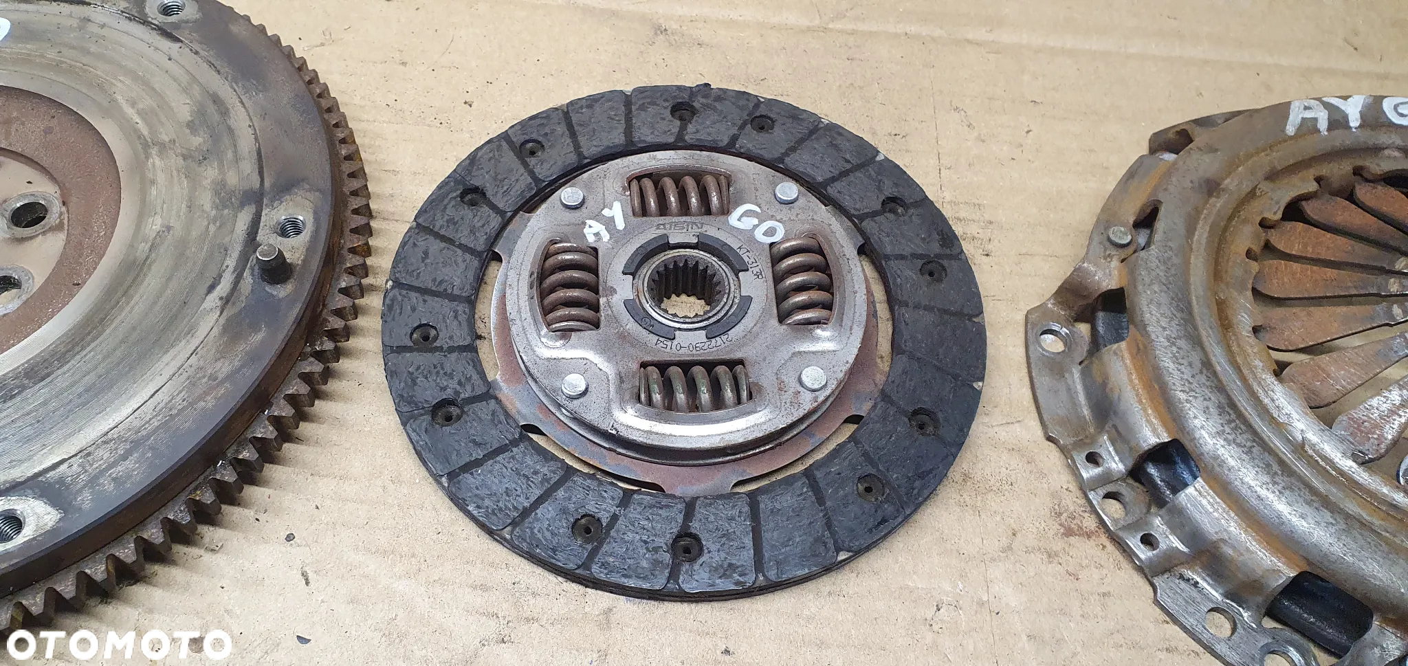 Sprzęgło tarcza docisk koło Toyota Aygo 1.0 - 3