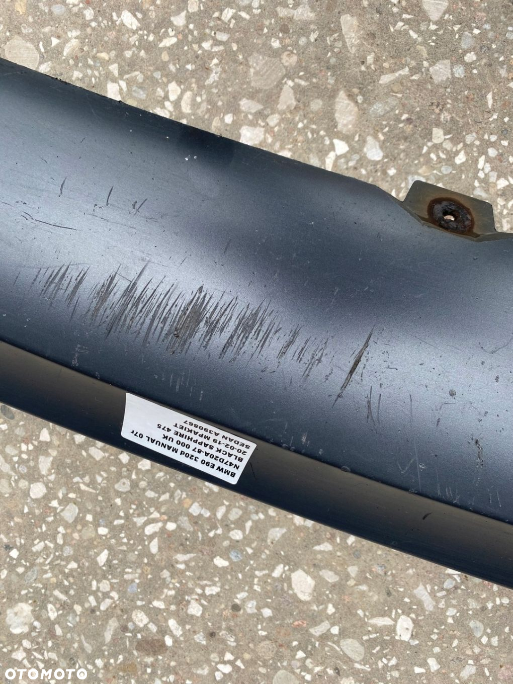 BMW E90 DYFUZOR DOKŁADKA ZDERZAKA MPAKIET - 7