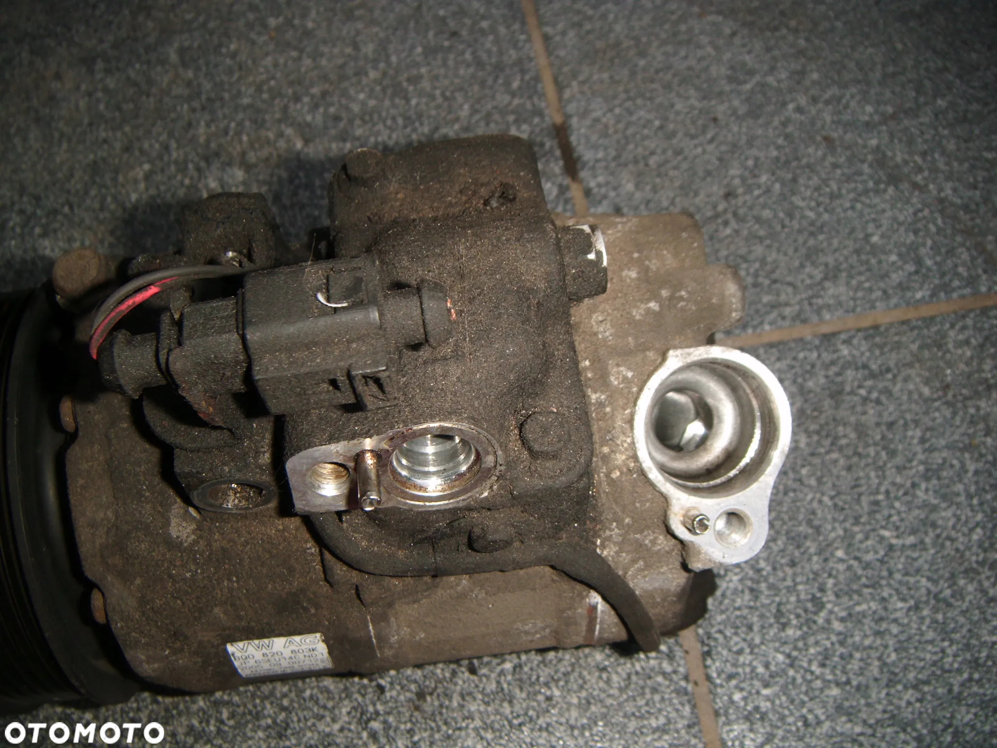 vw polo 9n 1.2 kopresor- sprężarka klimatyzacji 6q0820803k - 2