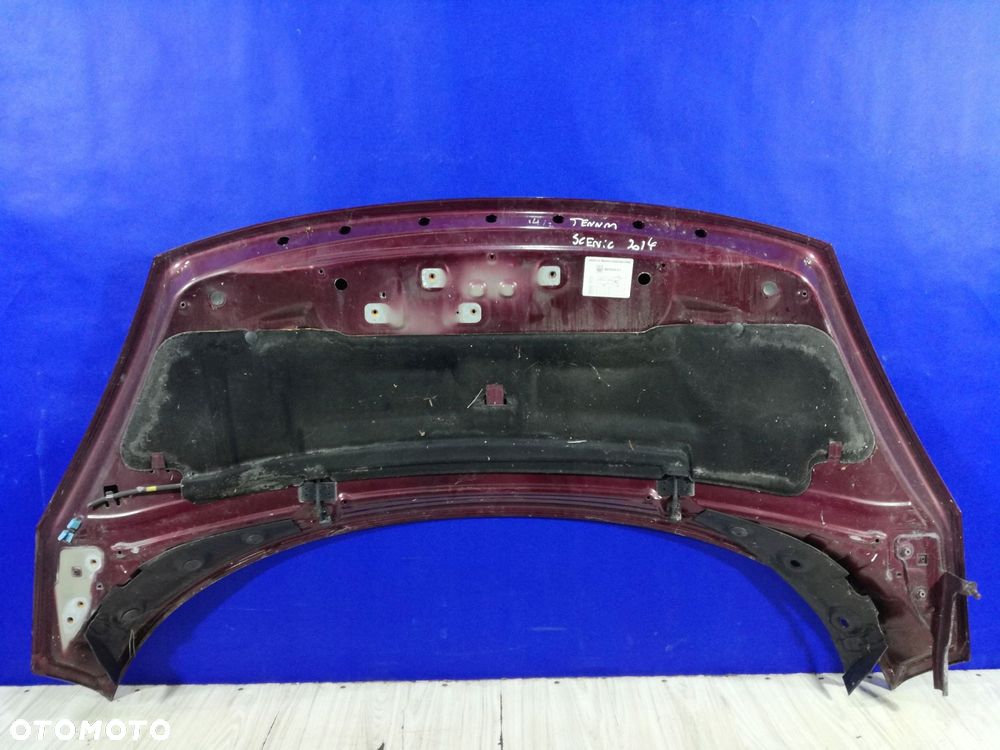 renault scenic iii 3 lift 13/16 maska pokrywa klapa przód wygłuszenie tennm - 6