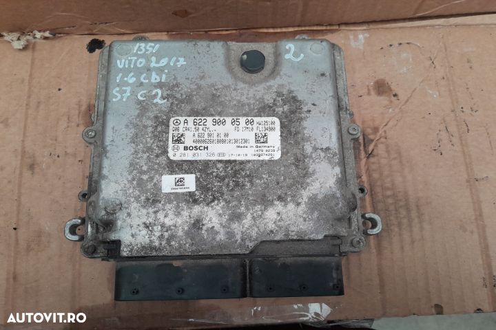 Calculator motor ECU A6229000500 / A6229010100 / 0281031326 A62290005 - 1