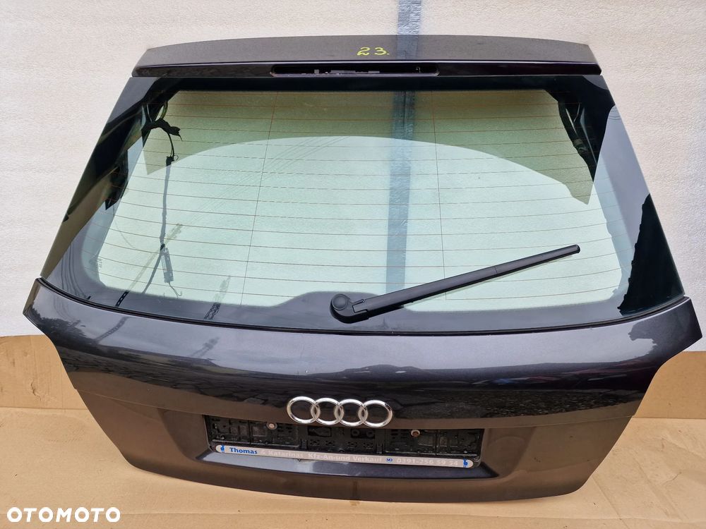 AUDI A3 8P / 8P LIFT 3 DRZWI 03-12 KOMPLETNA KLAPA TYLNA TYLNIA TYŁ CIEMNOSZARY METALIK , NR AUKCJI KL23 - 1