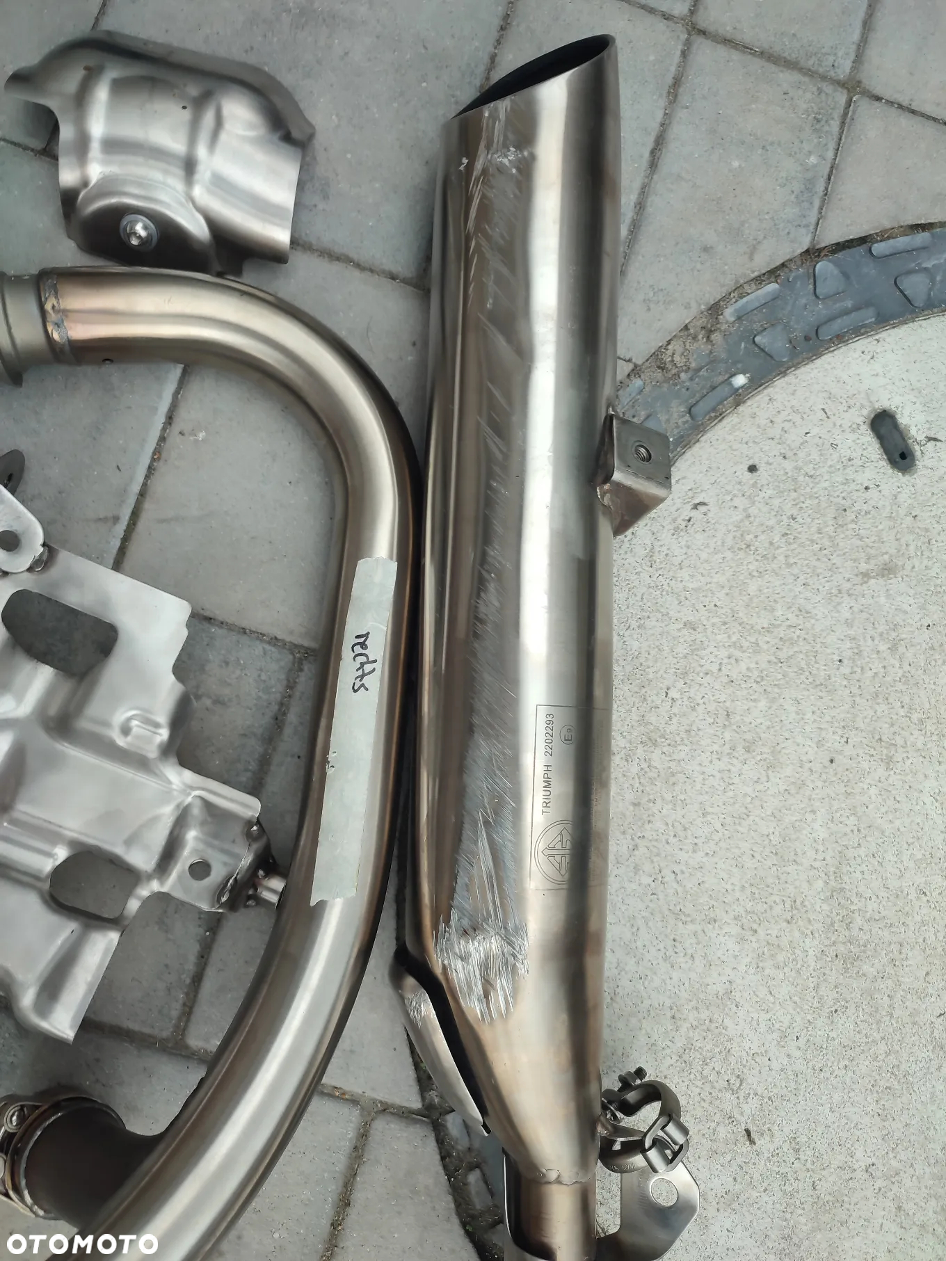Tłumik, wydech, kolektor, katalizator Triumph Speed Twin 1200 - 11