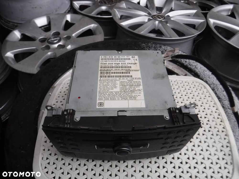 Mercedes C Klasa W204  radio nawigacja A2048704994 - 2