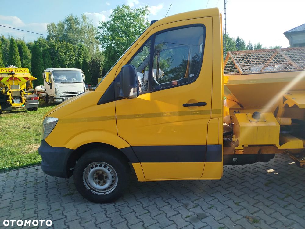 Mercedes-Benz Sprinter 313CDi Solarka Piaskarka Posypywarka Hydraulika rozrzutnik ECON Specjalny komunalny Schmidt gritter salt spreader pługopiaskarka - 33