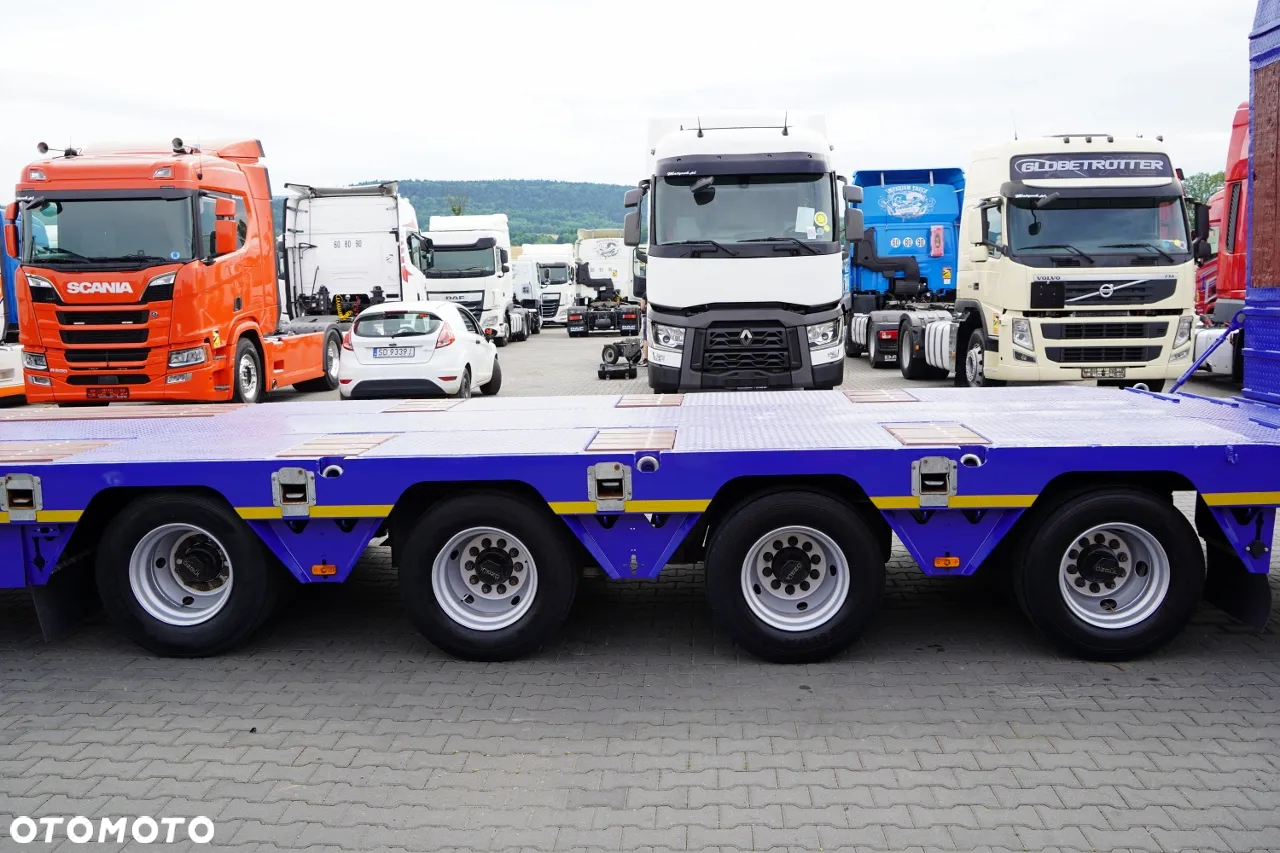 Faymonville OZGUL  NACZEPA LAWETA / LW4 / NISKOPODWOZIOWA / POSZERZANA / 4 OSIE /  12 M / NAJAZDY HYDRAULICZNE / SPROWADZONA - 29