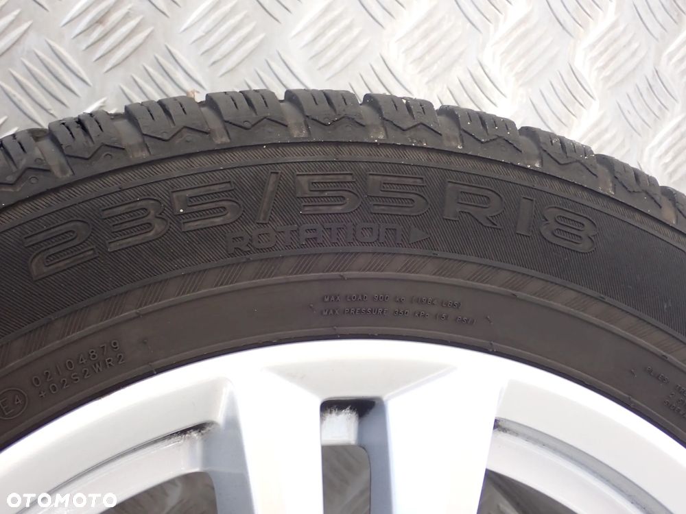 KOŁA FELGI ALUMINIOWE VOLVO 7,5JX18  ET 50,5  5X108  31362866 Z OPONAMI ZIMA NOKIAN 235/55/18 - 9