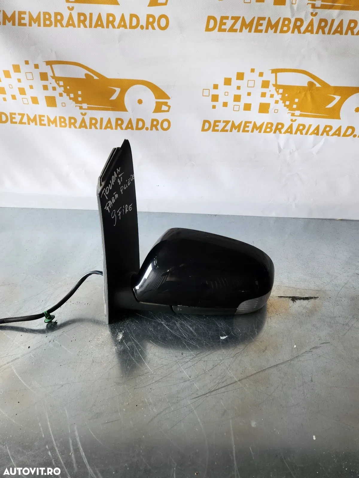 Oglinda Stanga Vw Touran Electrica Volan Stanga Cu 9 Fire La Mufa - 4