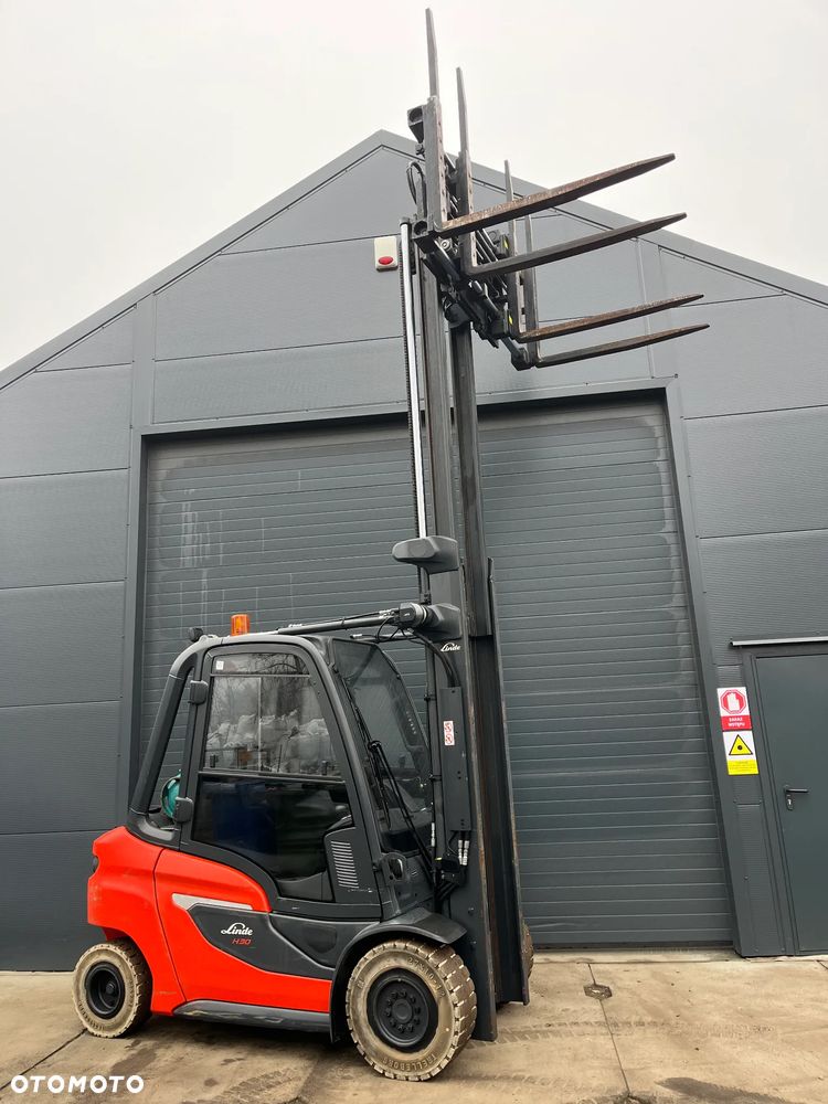 Linde H30 H25 H35 Gaz LPG Paletyzer na 2 palety, pełna kabina - 10