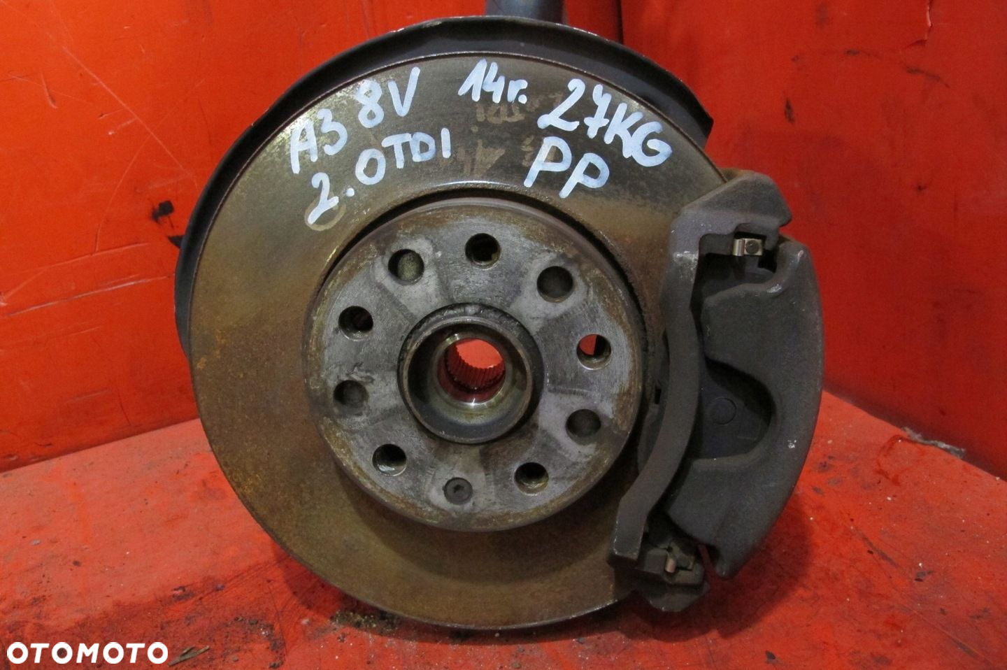 AUDI A3 8V 8VA 2.0 TDI CRBC ZWROTNICA PRAWA PRZÓD AMORTYZATOR MCPHERSON - 2