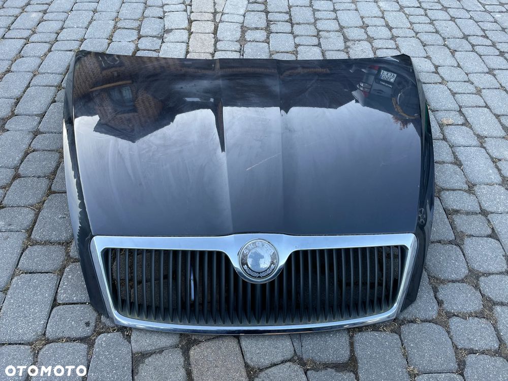 SKODA OCTAVIA II PRZÓD KOMPLETNY MASKA BŁOTNIK LAMPA REFLEKTOR PAS BŁOTNIK LEWY przedni GRILL lampa reflektor LEWA PRAWA 9910 sportline - 6