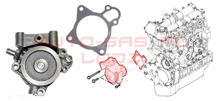 POMPA WODY DUCATO JUMPER BOXER IVECO 3.0 - 1