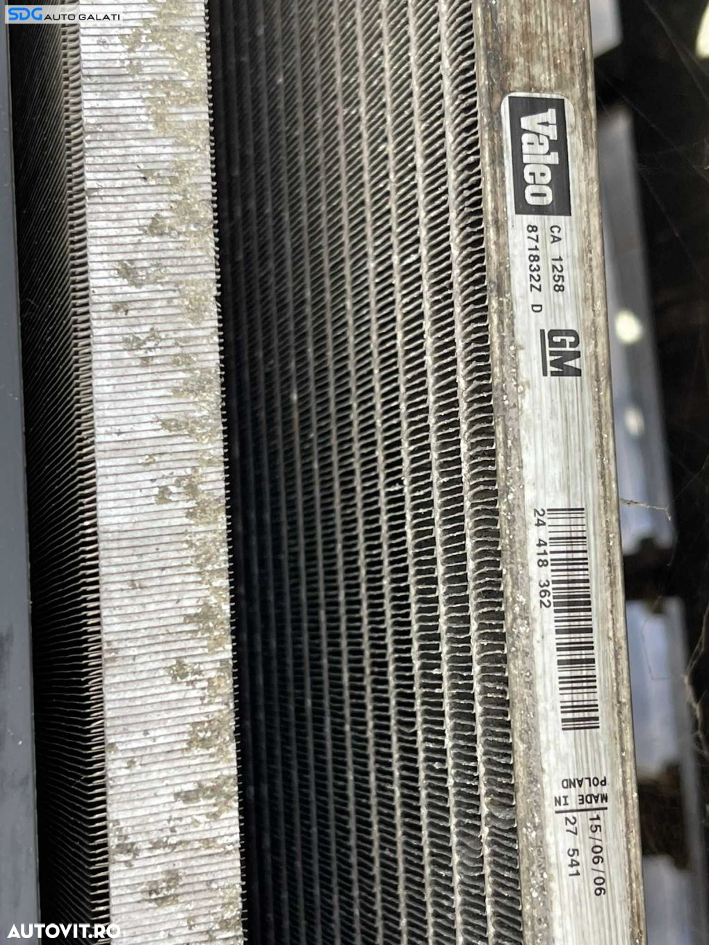 Radiator AC Aer Conditionat Clima Saab 93 9-3 1.8 16V 2002 - 2014 Cod 24418362 [C0779] - 2