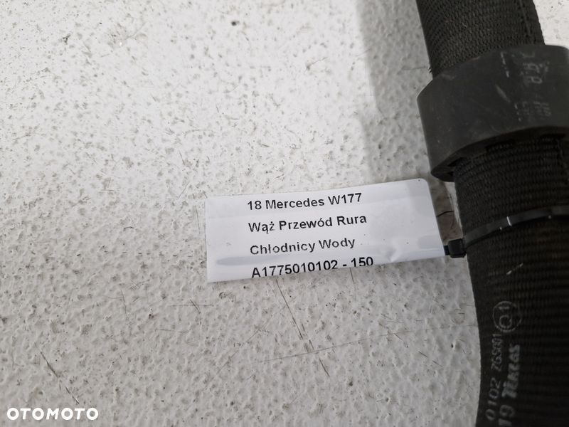 MERCEDES W177 WĄŻ PRZEWÓD RURA CHŁODNICY WODY A1775010102 - 7