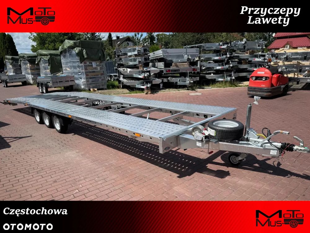 Martz Laweta Martz GT PLUS 850/3 3,5T 850x215m 3 osie dwa auta 2 auta VDI - 1