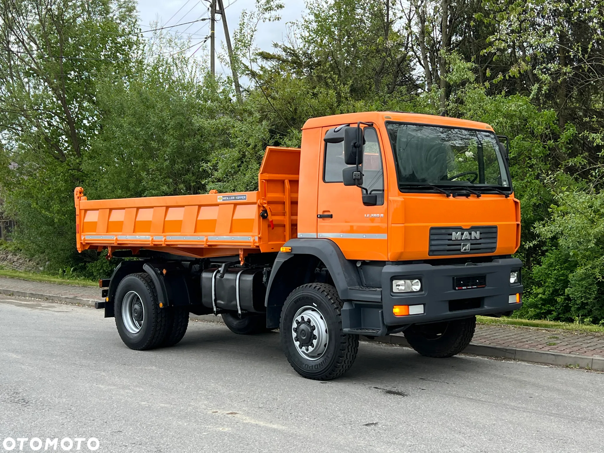 MAN * LE 280 B * MAN * 4x4 * Kiper Wywrotka x3 * Meiller * Sprowadzony * Stan Perfekcyjny * - 2