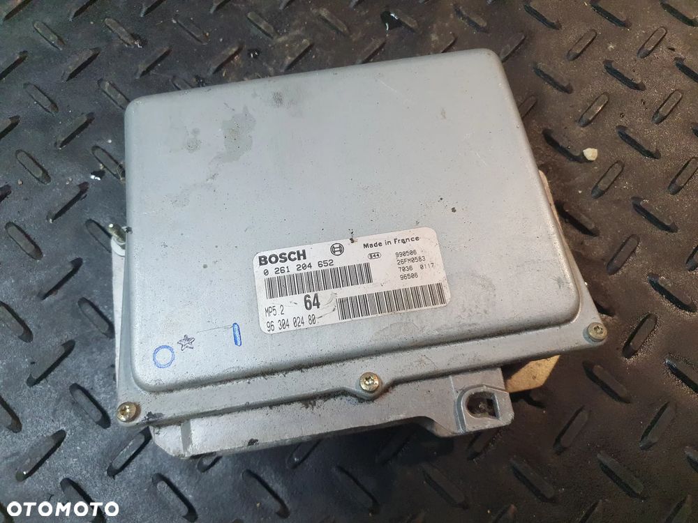 Sterownik silnika komputer 0261204652 Citroen Peugeot 2.0 16V 9630402480 - 1