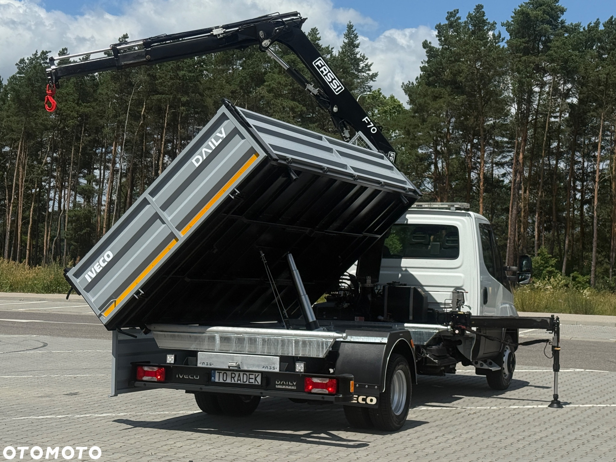 Iveco DAILY 72-180 3.0 HPI 180KM * HDS FASSI F70 * 3200 Udźwig * Wywrotka 3 Stronna * ŚWIETNY STAN! - 30