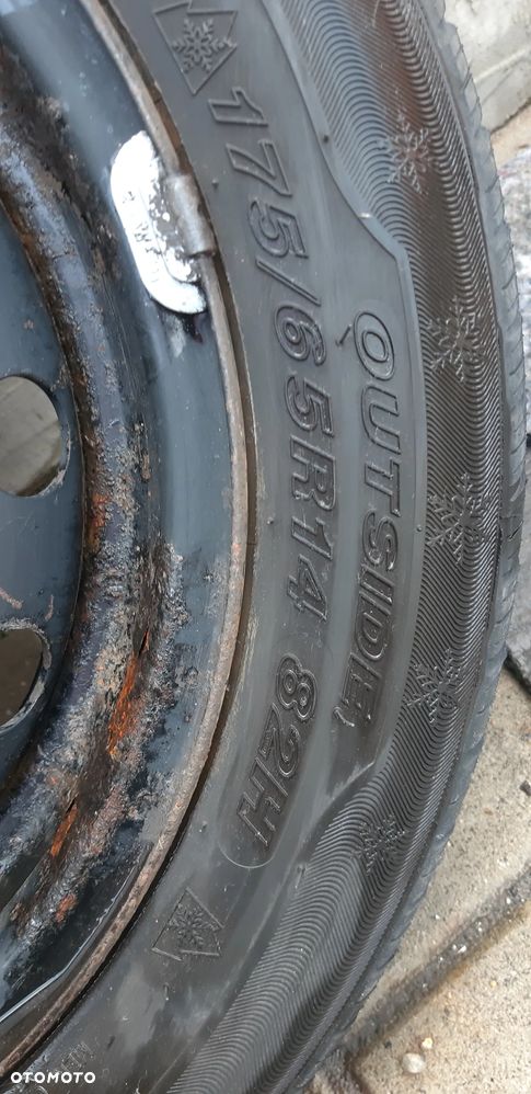 Felgi stalowe opony zima Ford Fiesta Mk6 175/65 R14 ET24 - 7