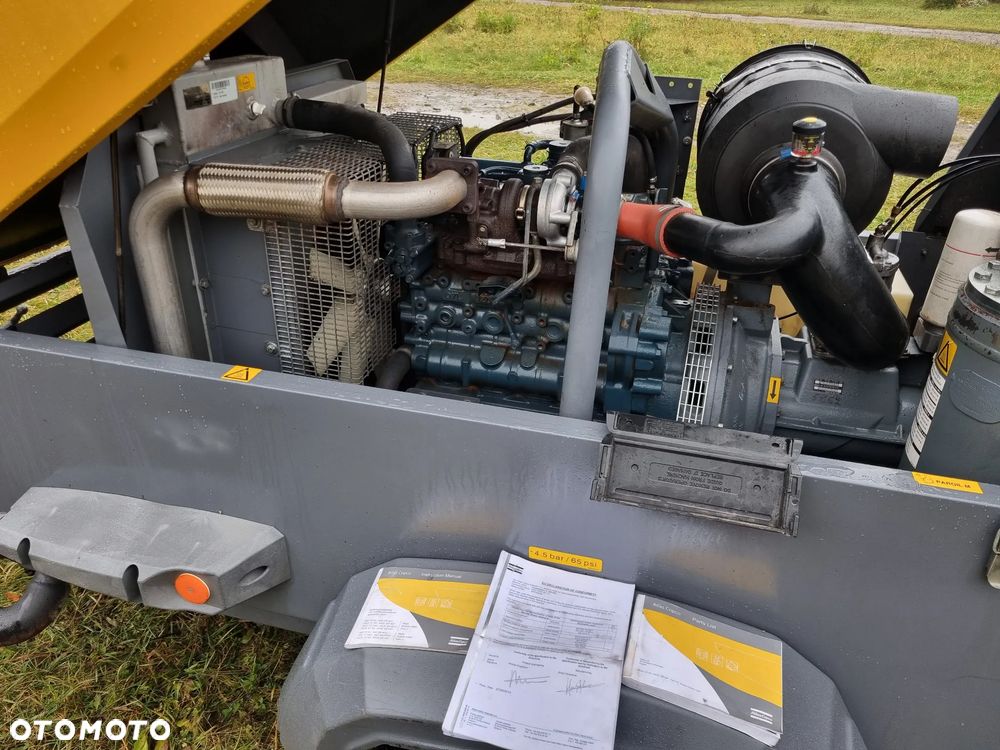 Atlas Copco XAS 137 Kompresor Śrubowy Sprężarka 8,5m3 jak Nowy z Norwegii 801 mtg!! Silnik Kubota 4cyl. Do rejestracji. Chłodnica cyklonowa! Igła! Serwisy w DEKRA BMWT - 35