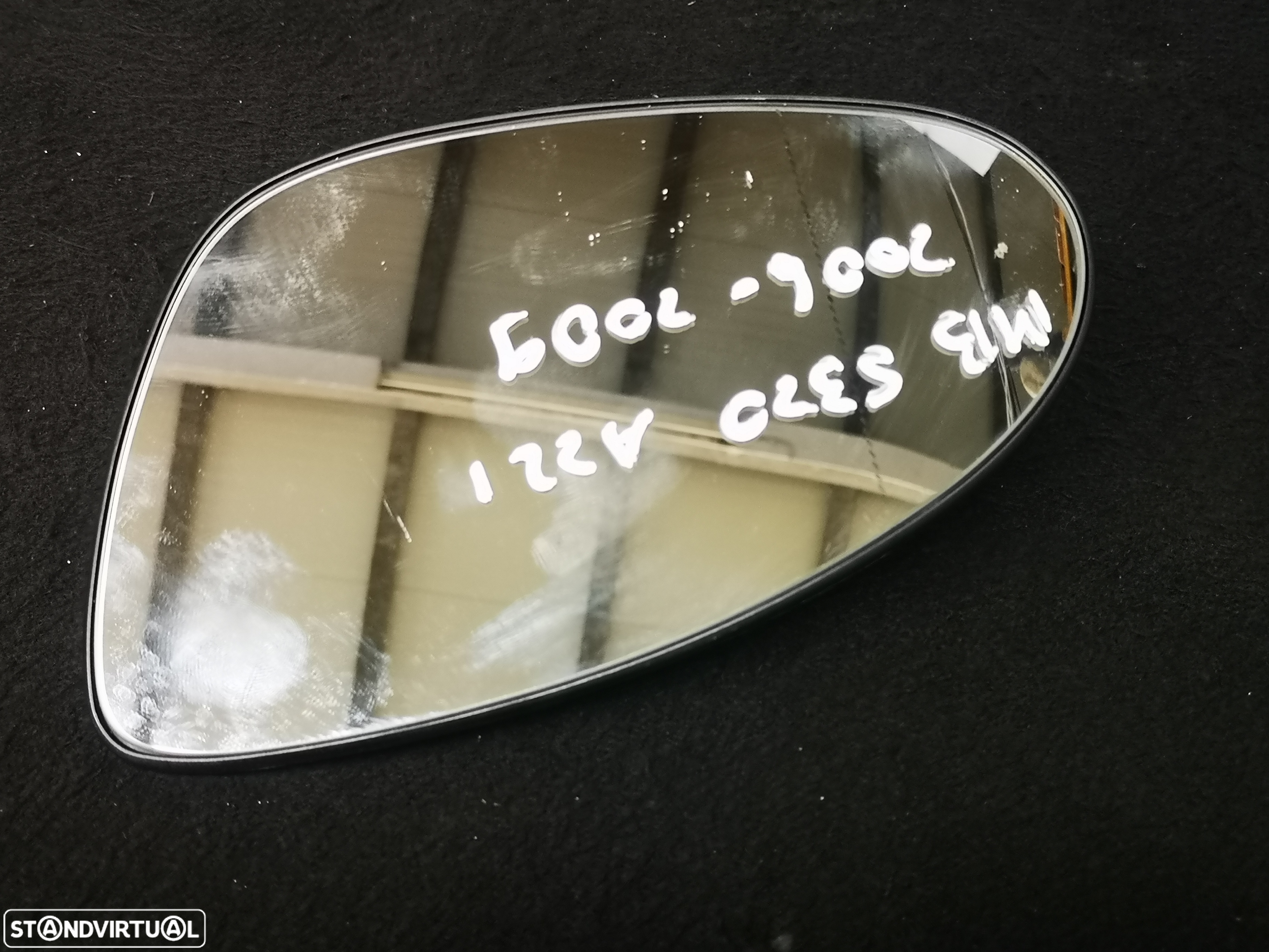 Vidro do espelho retrovisor esquerdo originais Mercedes w221 class S 2006-2009 - 2