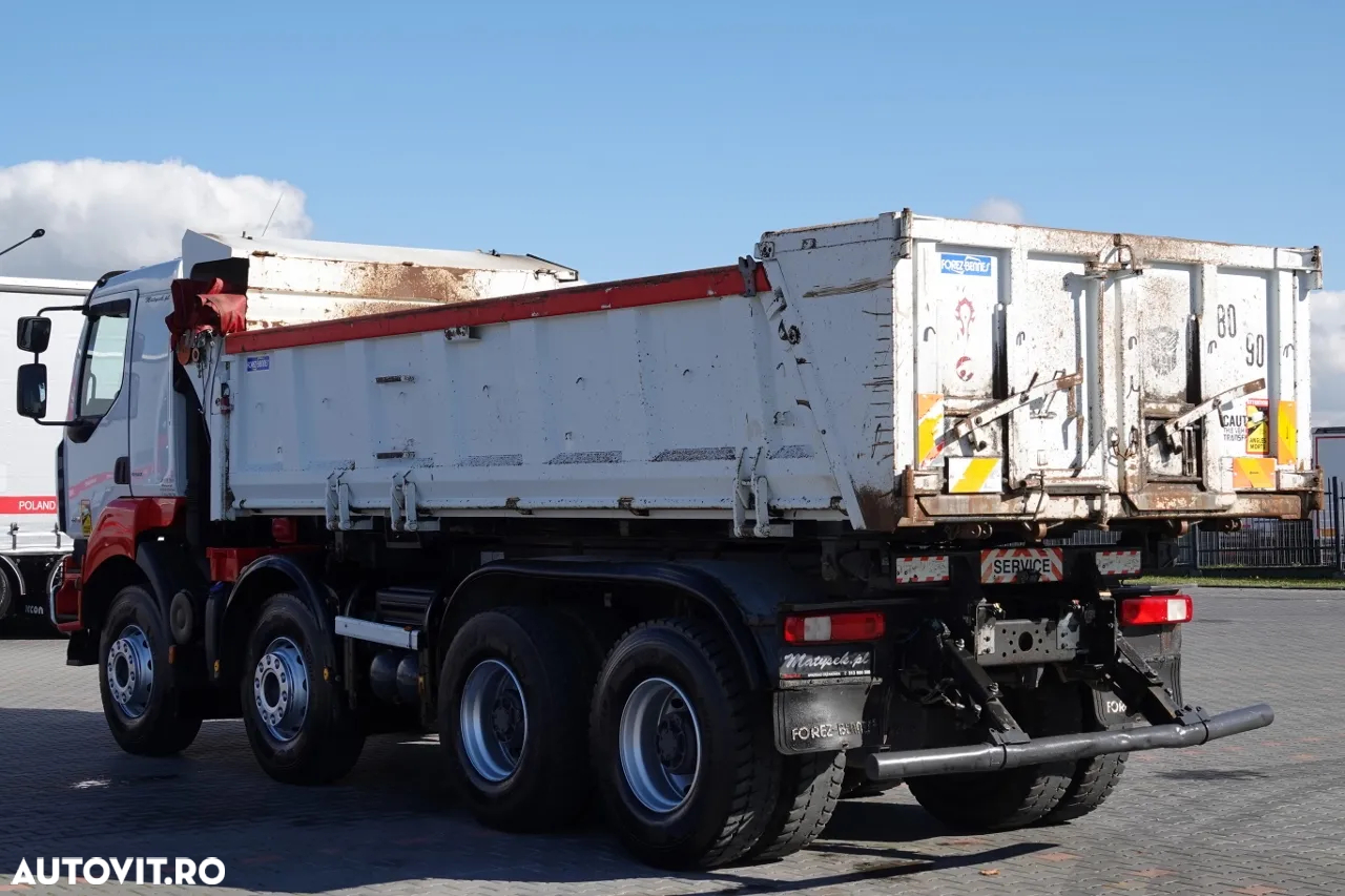 Renault KERAX 480 / 8x4 / TIPPER / HYDROBRA / HYDROKLAPA / BORDMATIC / AUTOMATIC - 11