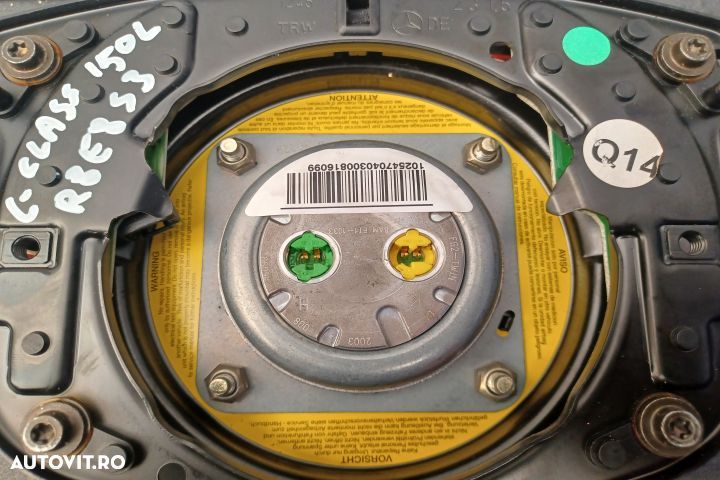 Airbag volan / sofer 61245240F 61245240F Mercedes-Benz A-Class W168 [ - 4
