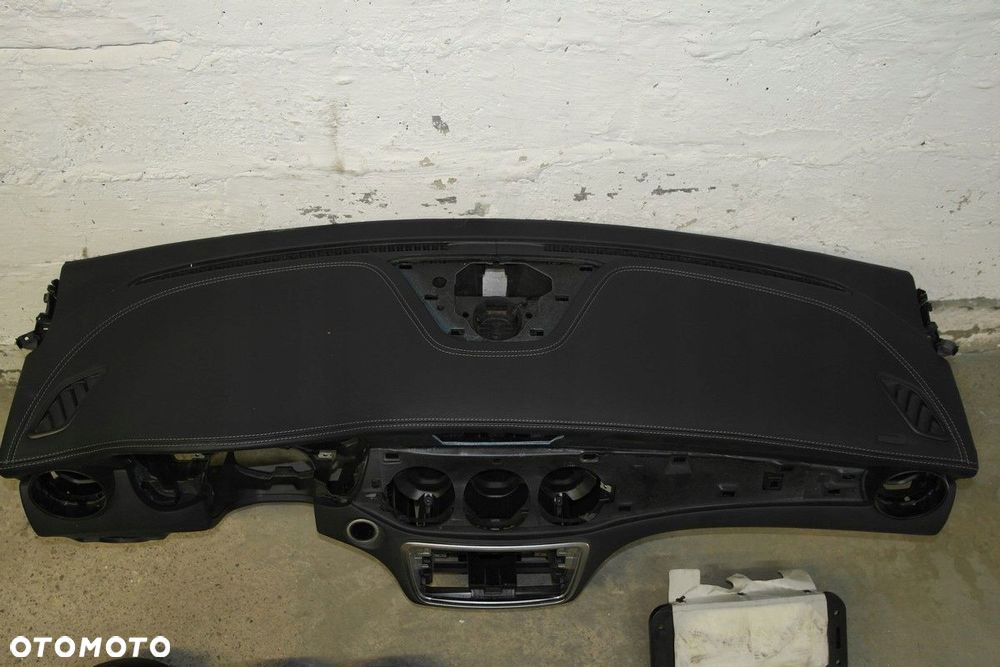 mercedes cla w117 airbag pas pasy deska skÓra kokpit pulpit - 2