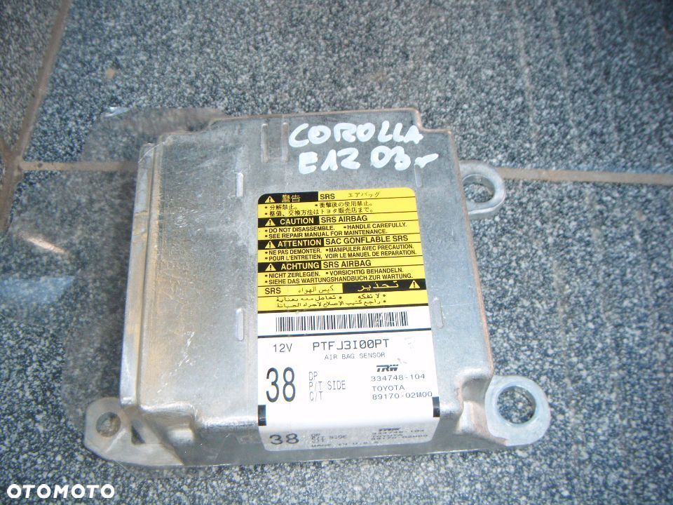 toyota corolla e12 03r  sensor airbag - 1
