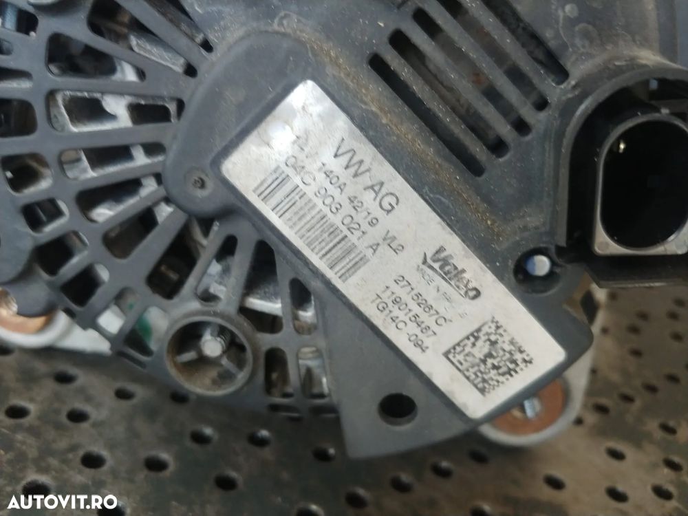 alternator 1.5tsi  vw golf 7 golf 8 skoda octavia 3 audi a3 8v  04c903021a - 3
