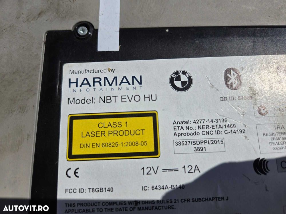 Modul navigatie NBT EVO hu BMW cod 9867503 - 2
