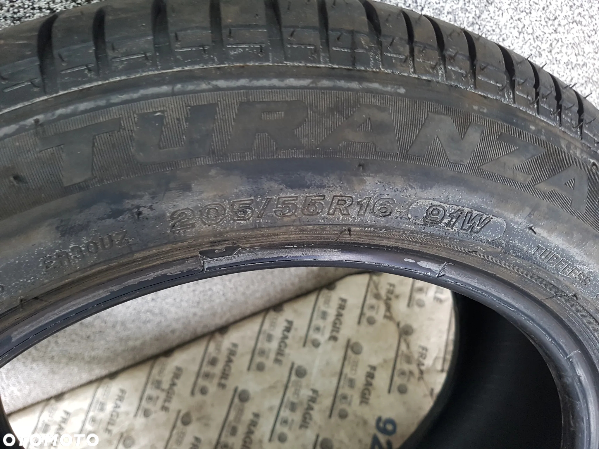 BRIDGESTONE TURANZA ER30  205/55/16  205/55R16 - 6