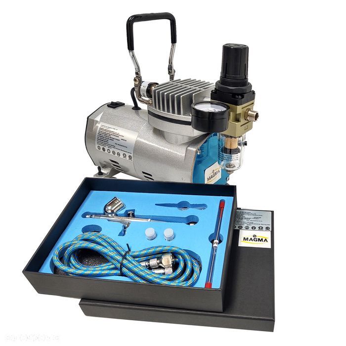 Aerograf malarski 3 dysze 0.2 0.3 0.5 - 8