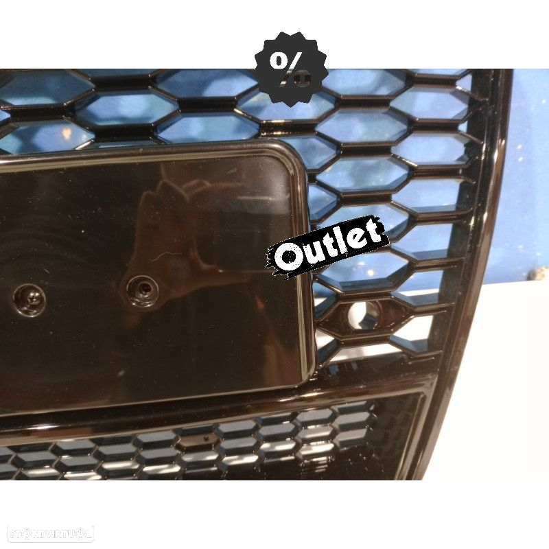 C011492C2 GRELHA DIANTEIRA AUDI A7 LOOK RS7 15-18 PRETO - 5