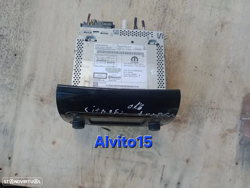 Rádio Citroen Jumper 2016 - 2