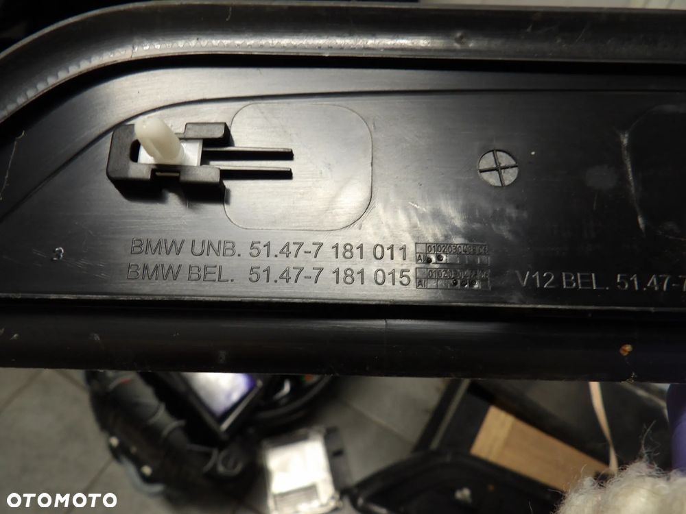 BMW - F10,F01,F02 - NAKŁADKI PROGOWE - PODŚWITLANE - KOMPLET - 7181013  7181011  8046290 - 3