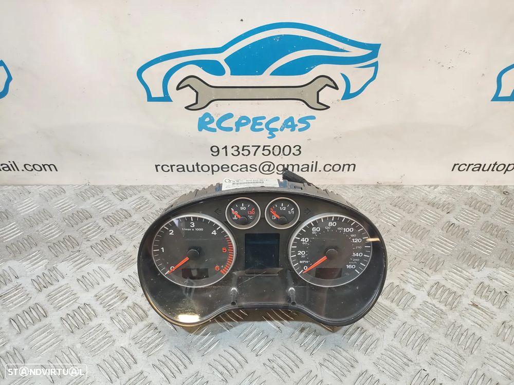 QUADRANTE MOSTRADOR PAINEL INSTRUMENTOS AUDI A3 8P 8P1 FASE II 2 SLINE S-LINE S LINE 8P0920981F 8P0920981 - 1