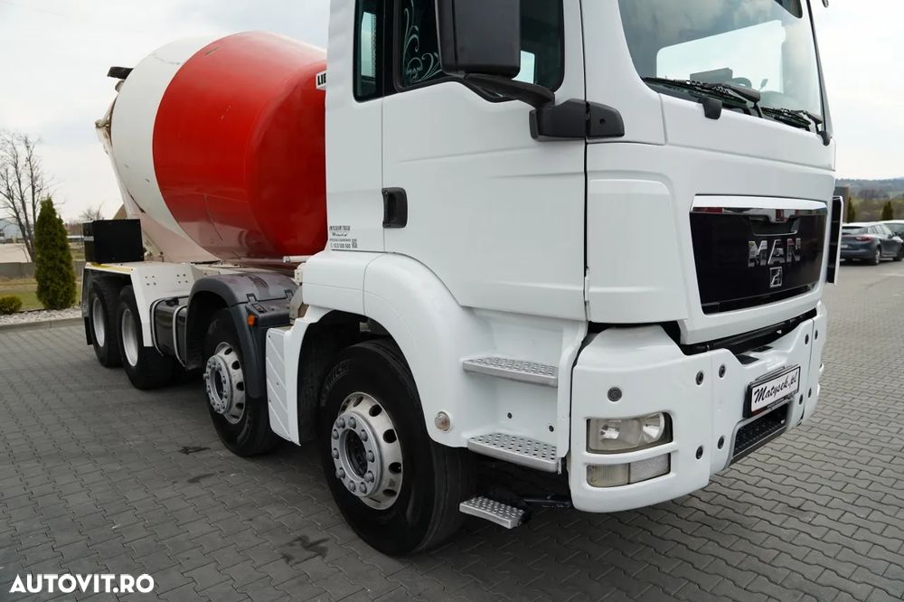 MAN TGS 32.400 / 8x4 / BETONIERĂ LIEBHERR / BETONIERĂ 9 M3 / JANTE DIN ALIAJ / EURO 5 - 8