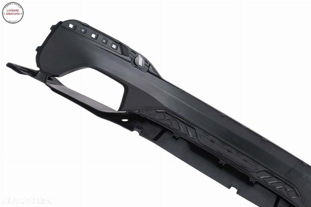 Difuzor Bara Spate BMW Seria 5 G30 G31 (2017-2019) M5 Design Negru Lucios- livrare gratuita - 7