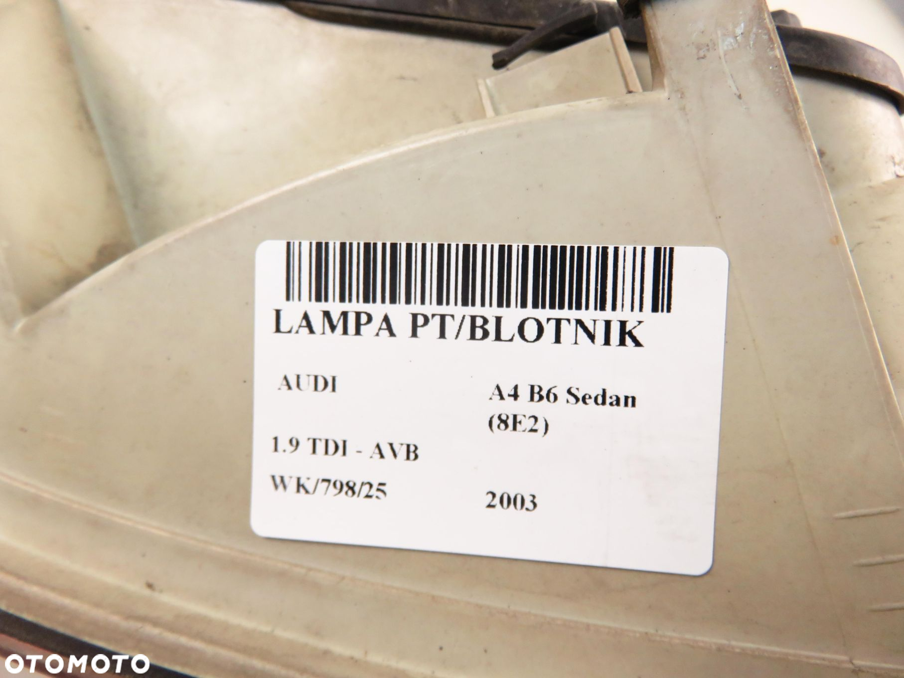 LAMPA PRAWA TYLNA AUDI A4 B6 Sedan (8E2) 8E0945096C - 13