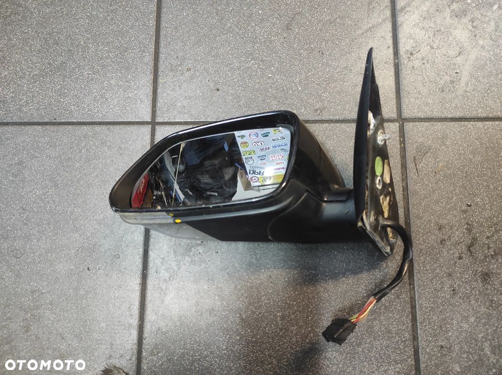 SKODA OCTAVIA 2 7 PIN CZARNE LUSTERKO LEWE KIEROWCY SPRAWNE WYSYŁKA !!! - 3